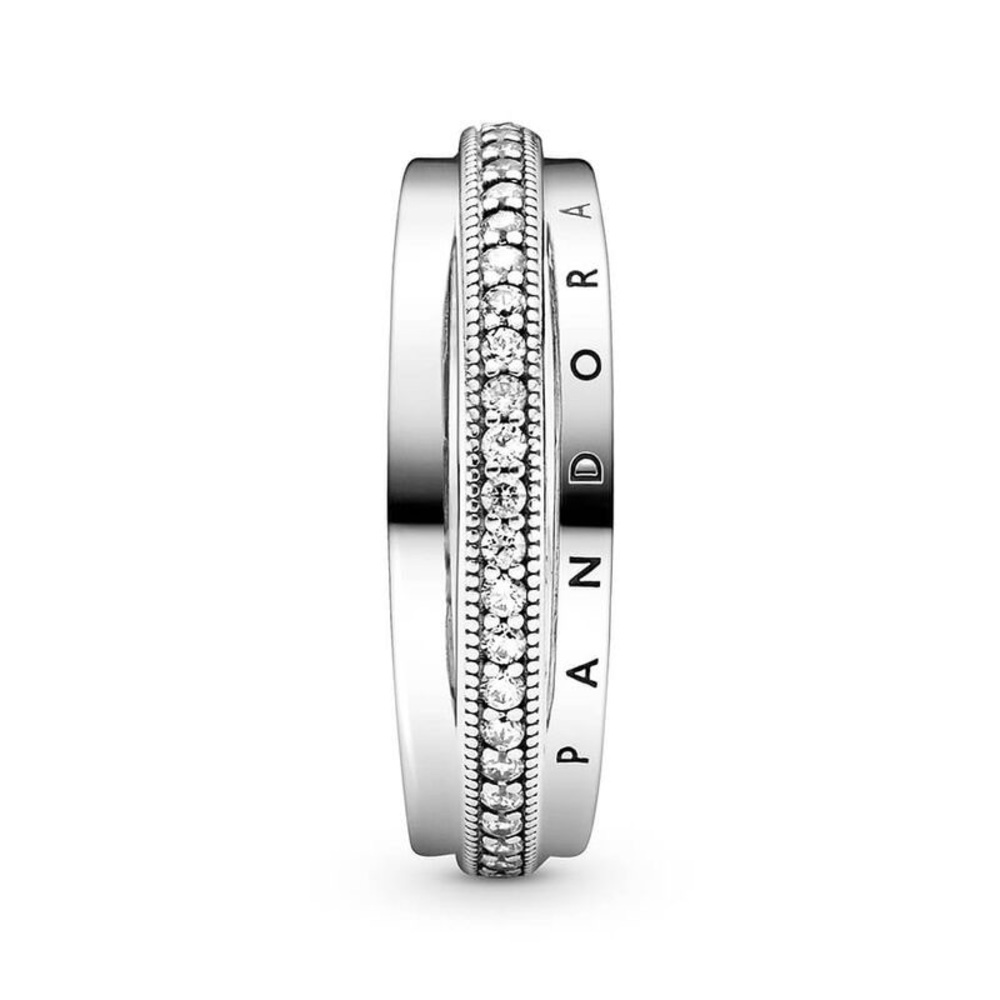 Pandora Triple Band Pavé CZ Ring 198421C01-56